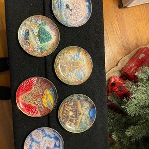 Bill Bell limited edition Bible Story collectible plate set